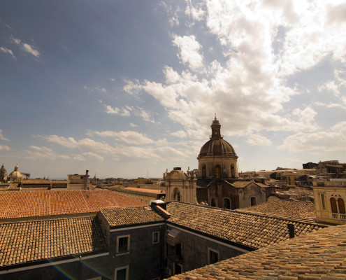 Catania view from Dimora di Sicilia